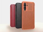 قاب محافظ کلاسوری سامسونگ گلکسی ای 54 نیلکین Nillkin Qin Pro Series Leather case for Samsung Galaxy A54 5G - Image 2