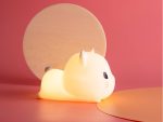 چراغ خواب فانتزی رومیزی قابل شارژ Silica gel night light cute cat - Image 2
