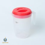 پارچ شفاف با درب رنگی گلچین - Image 3