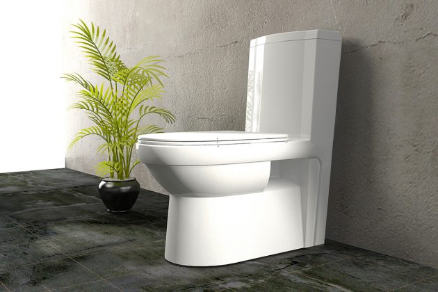 839242 توالت فرنگی گلسار مدل کلین 70 واش داون توربو + شیربیده درجه2 - Image 1