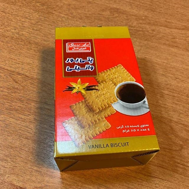 841591 بيسکويت پتی بور جعبه ای وانیلی 340 گرم شیرین عسل - Image 1