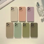 قاب گوشی موبایل سیلیکونی رنگی Candy کاور نرم TPU برای iPhone 14 plus 11 12 13 Pro Max XR XS MAX 8 7 Plus - Image 3