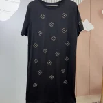 لباس زنانه گاه به گاه آستین کوتاه سایز M L XL - Image 2