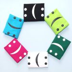 تیشرت کراپ طرح استیکر شاد و غمگین از جنس پنبه سوپر فری سایز۳۶ تا ۴۴ - Image 2