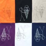 تیشرت بیگ سایز طرح بستنی از جنس پنبه سوپر فری سایز ۳۸ تا ۵۰ - Image 2