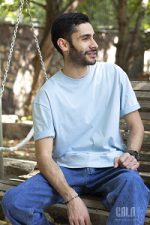 تیشرت مردانه یقه گرد از جنس پنبه اي جودون کجراه کتان - Image 2