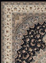 فرش 6 متری طرح 815005 رنگ سرمه ای