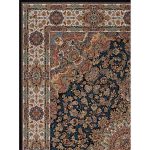 فرش 9 متری طرح 802001 رنگ سرمه ای