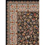 فرش 9 متری طرح 802038 رنگ سرمه ای