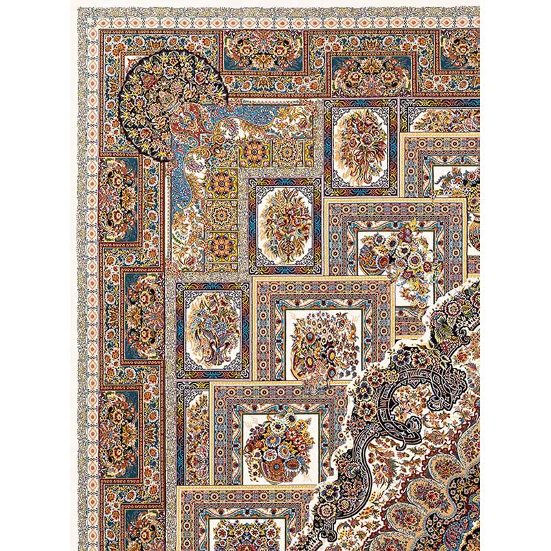 15924_1 فرش 6 متری طرح 802040 رنگ كرم - Image 1