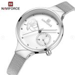 ساعت زنانه Naviforce بند حصیری مدل 5001