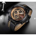 ساعت مردانه Naviforce بند چرم مدل 9110 - Image 2