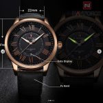 ساعت مردانه Naviforce بند چرم مدل 9126 - Image 2