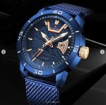 ساعت مردانه Naviforce بند حصیری مدل 9155A