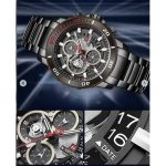 ساعت مردانه Naviforce بند استیل مدل 9174