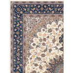 فرش 9 متری طرح 801037 رنگ كرم