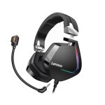 هدفون با سیم گیم Lenovo مدل H402 USB-مشکی - Image 2