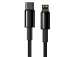 کابل شارژ سریع تایپ سی به لایتنینگ بیسوس Baseus Tungsten Gold Type-C to iP 1m 20W