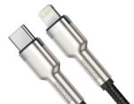 کابل لایتنینگ به تایپ سی بیسوس Baseus Cafule Metal Type-C to Lightning PD Cable 20W 1m