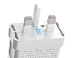 شارژر دیواری دو پورت و کابل لایتنینگ مک دودو Mcdodo CH-5720 Dual USB Travel Charger Set UK