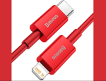 کابل شارژ سریع تایپ سی به لایتنینگ بیسوس Baseus Superior Series Type-C to iP PD 20W Fast Charging - Image 2