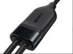 کابل دو سر Type C به Type C و لایتنینگ فست شارژ Baseus 100W Fast charging Data Cable CA1T2-F01