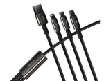 کابل شارژ سه سر بیسوس Baseus Tungsten 3in1 Cable 1.5m - Image 2