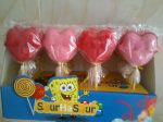 آبنبات چوبی طرح لب سورپرایرز ۴۸ عددی lollipop