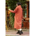 مانتو حجاب زنانه زیپ دار فصلی با جیب دوبل بدون آستر محصول ترکیه
