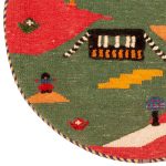 کوسن گلیم گبه دستباف قشقایی کد 156144
