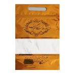 پاکت مقدمتان گلباران (3لایه طلایی و سفید)