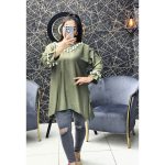 مانتو بابوس نوار منگوله ای