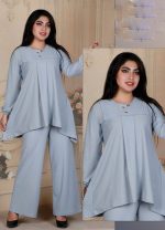 تونیک شلوار دو دگمه جلو پیله - Image 2