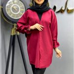 مانتو مازراتی سرآستین بنددار