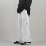 شلوار مردانه کیفیت بالا long pants custom logo straight pants
