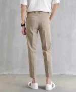 شلوار کلاسیک مردانه men custom slim fit suit pants Dress pants - Image 2