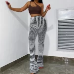 شلوار زنانه راه راه casual
