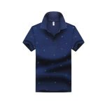 تی شرت آستین کوتاه مردانه نخی یقه هفت طرح polo