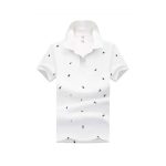 تی شرت آستین کوتاه مردانه نخی یقه هفت طرح polo - Image 2