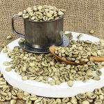 دانه های قهوه سبز روبوستا GOLDEN CAFE محصول ویتنام