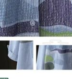 پیراهن زنانه گلدوزی کتان فری سایز مناسب سایز M تا 4XL تک رنگ