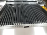 استیل گاز Lpg Char Lava با کابینت جنس سنگ گریل بدنه سفید نقره ای - Image 2