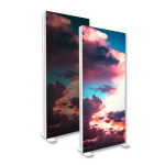 استند بدون قاب تبلیغاتی، همراه با جعبه نور (light box)، محصول چین