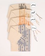 تونیک مانتویی از جنس نخ مدل لینن مارال دارای رنگ بندی