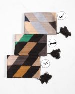 شال نخی رومیا دارای رنگ بندی فری سایز - Image 2