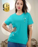 تونیک پایین چاکدار & جیبدار دارای رنگ بندی فری سایز - Image 2