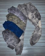 تی شرت شلوار آبرنگی جنس تیشرت پنبه سوپر جنس شلوار بنگال هردو دارای رنگبندی سایز 45/50/55/60
