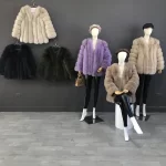 کت خز روباه طبیعی پاییز و زمستان