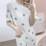 لباس زنانه گاه به گاه آستین کوتاه سایز M L XL