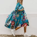 لباس گشاد و شیرین دخترانه تابستانی سایز S M L